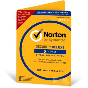 Norton Security Deluxe 3.0 för 5 enheter